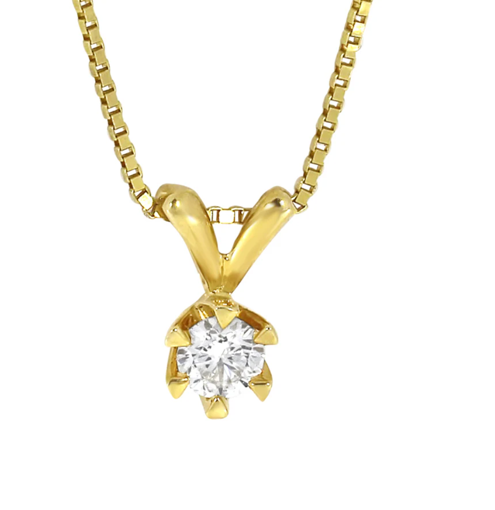 Enstenssmykke "Victoria" 0.40ct TW SI