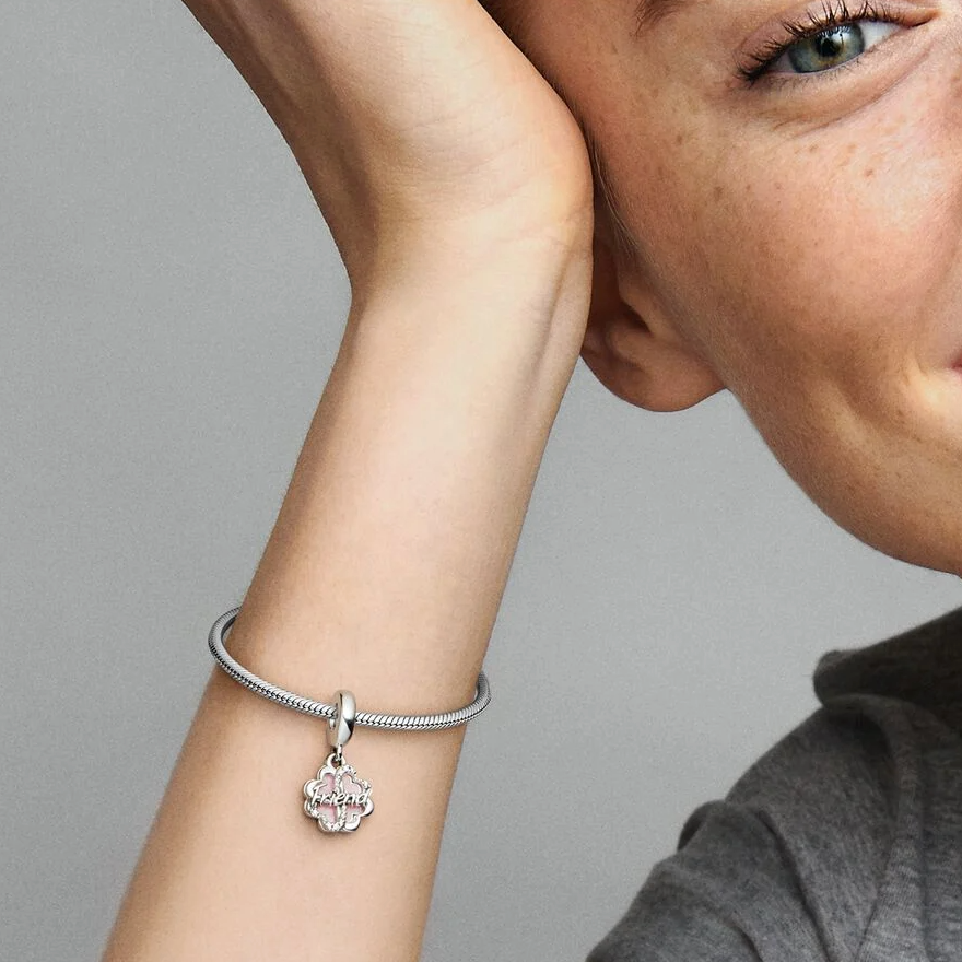 Pandora firkløver vennskap charm
