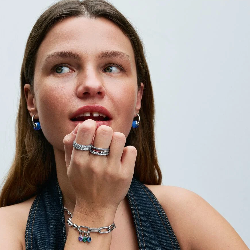 Pandora Moments charm øreringer