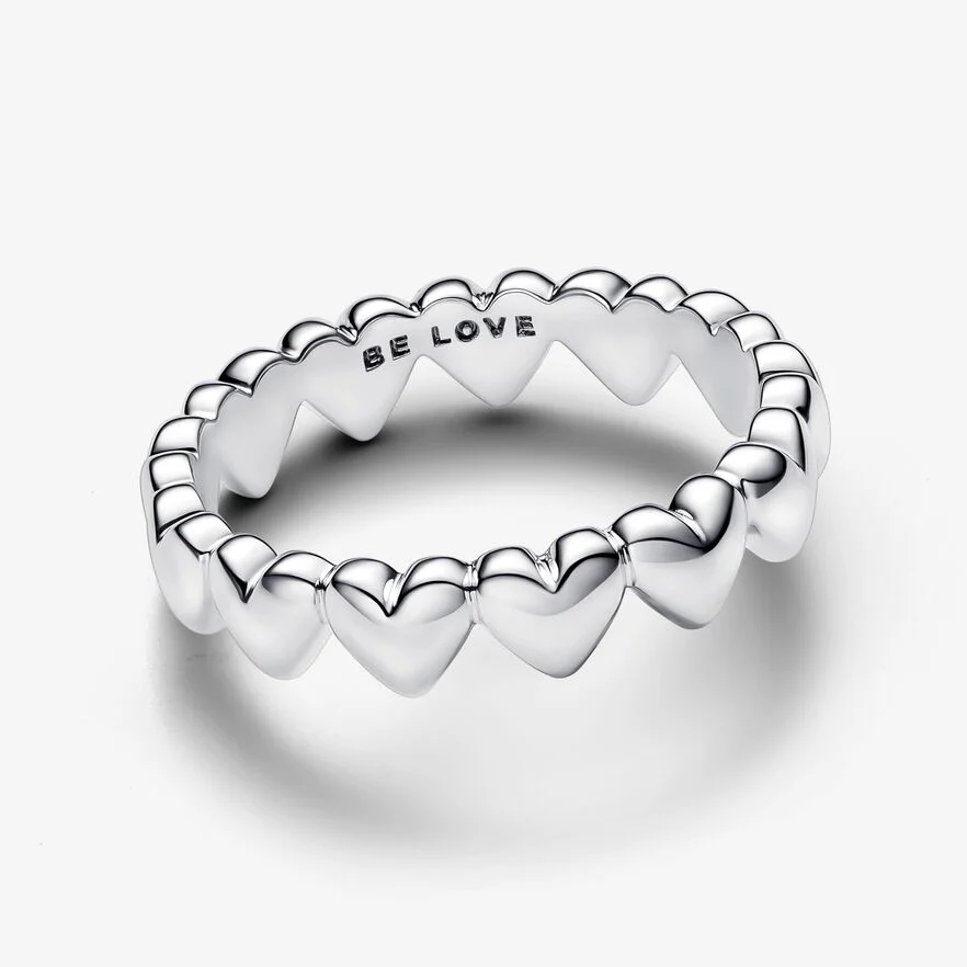 Pandora rad med hjerter ring