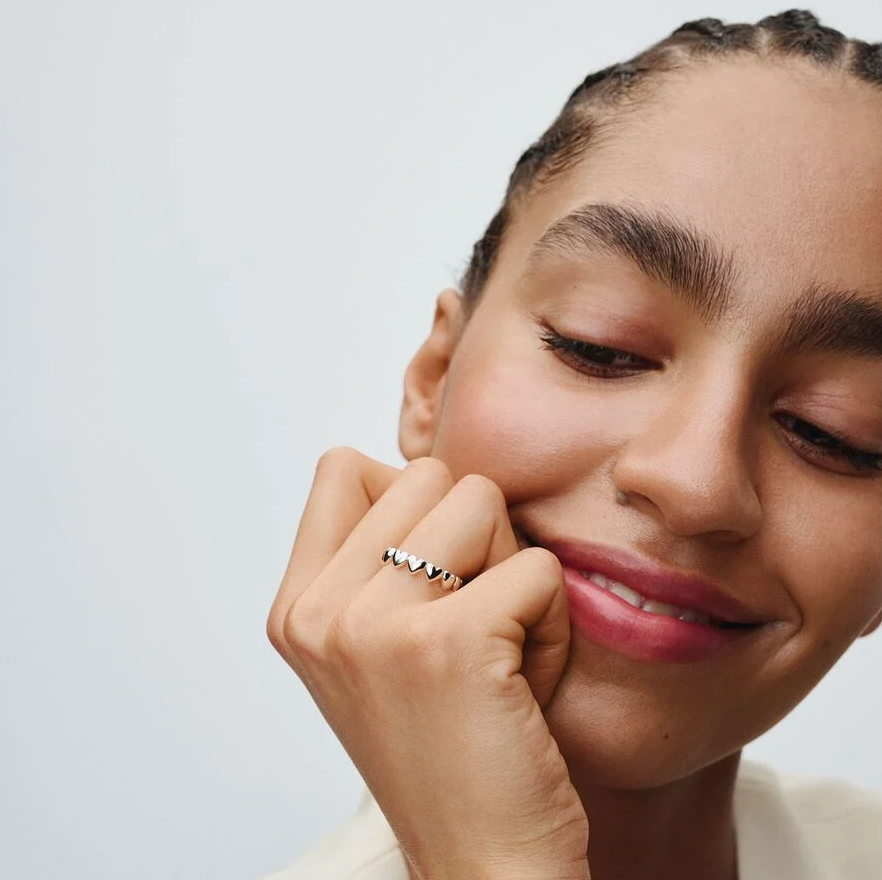 Pandora rad med hjerter ring