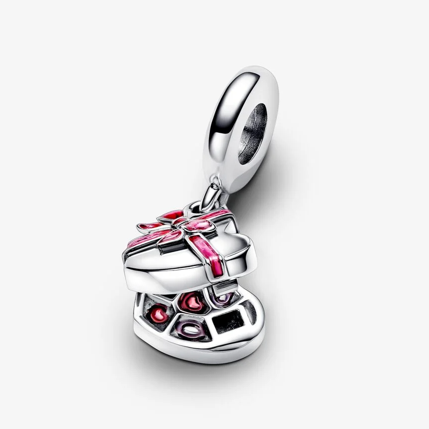 Pandora Åpen hjerteformet sjokoladeeske charm