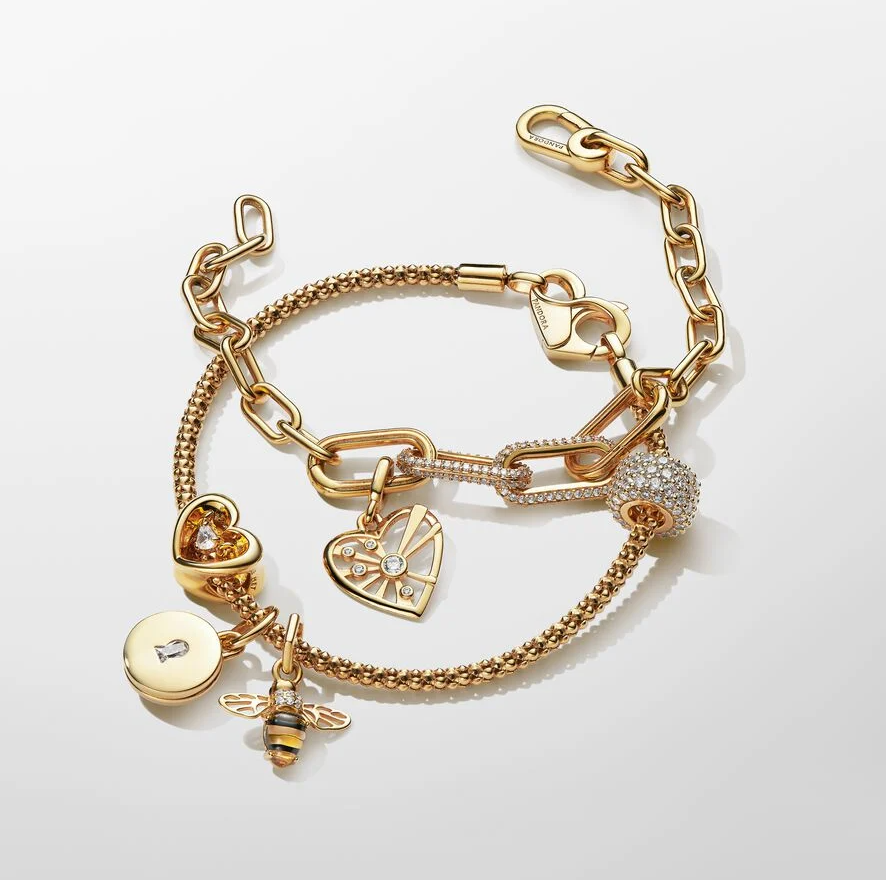 Pandora Moments studded chain armbånd