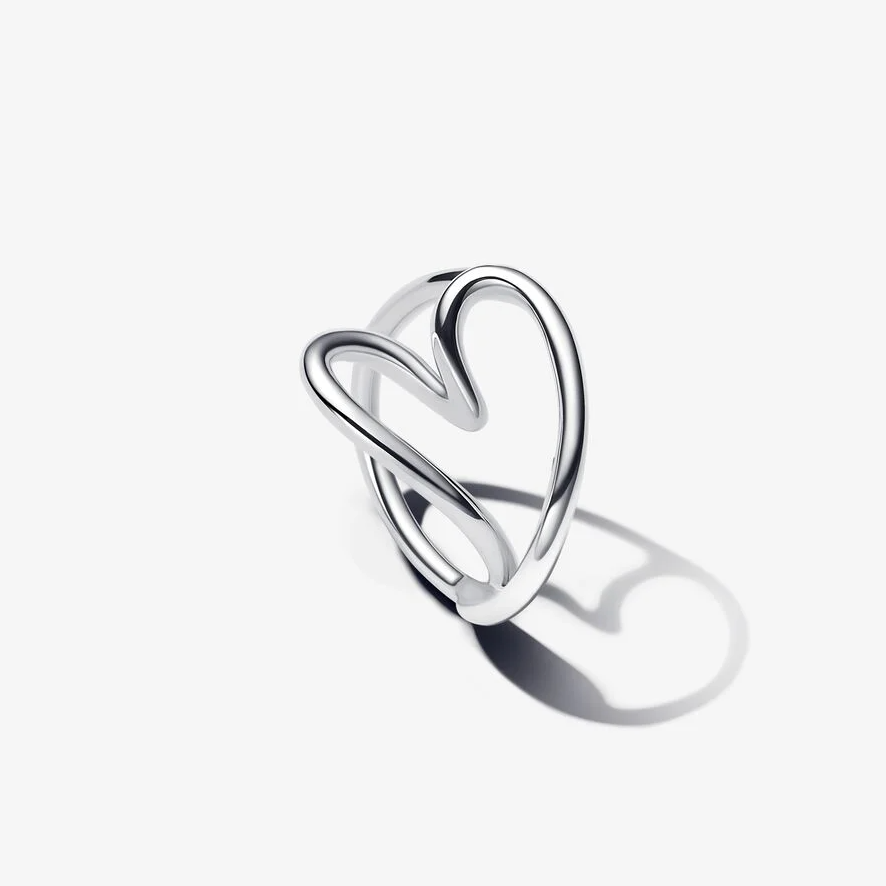 Pandora Essence organisk formet hjertering