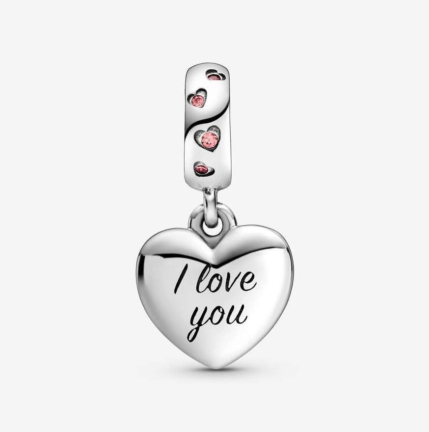 Pandora mor hjerteformet charm