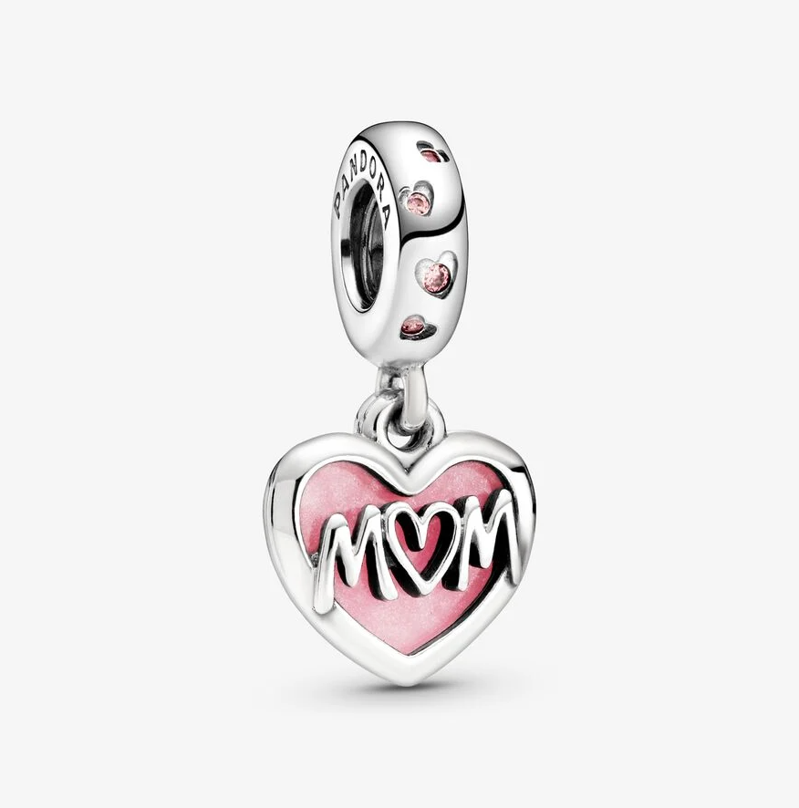 Pandora mor hjerteformet charm