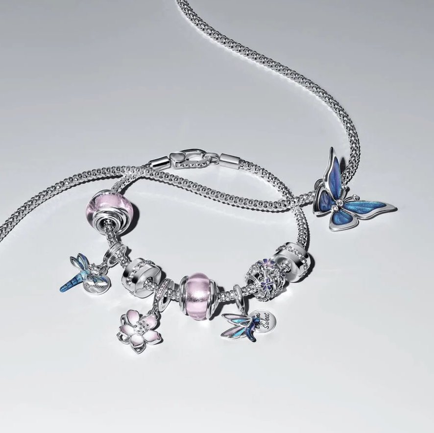 Pandora kolibri dobbel charm