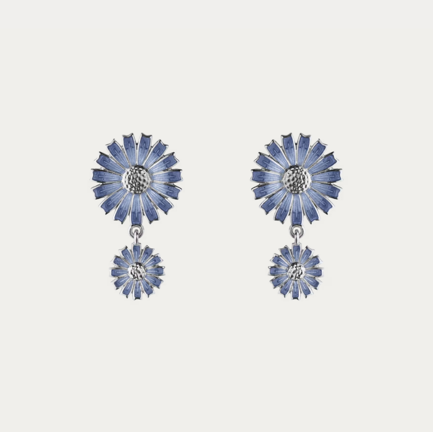 Georg Jensen Daisy blå ørepynt