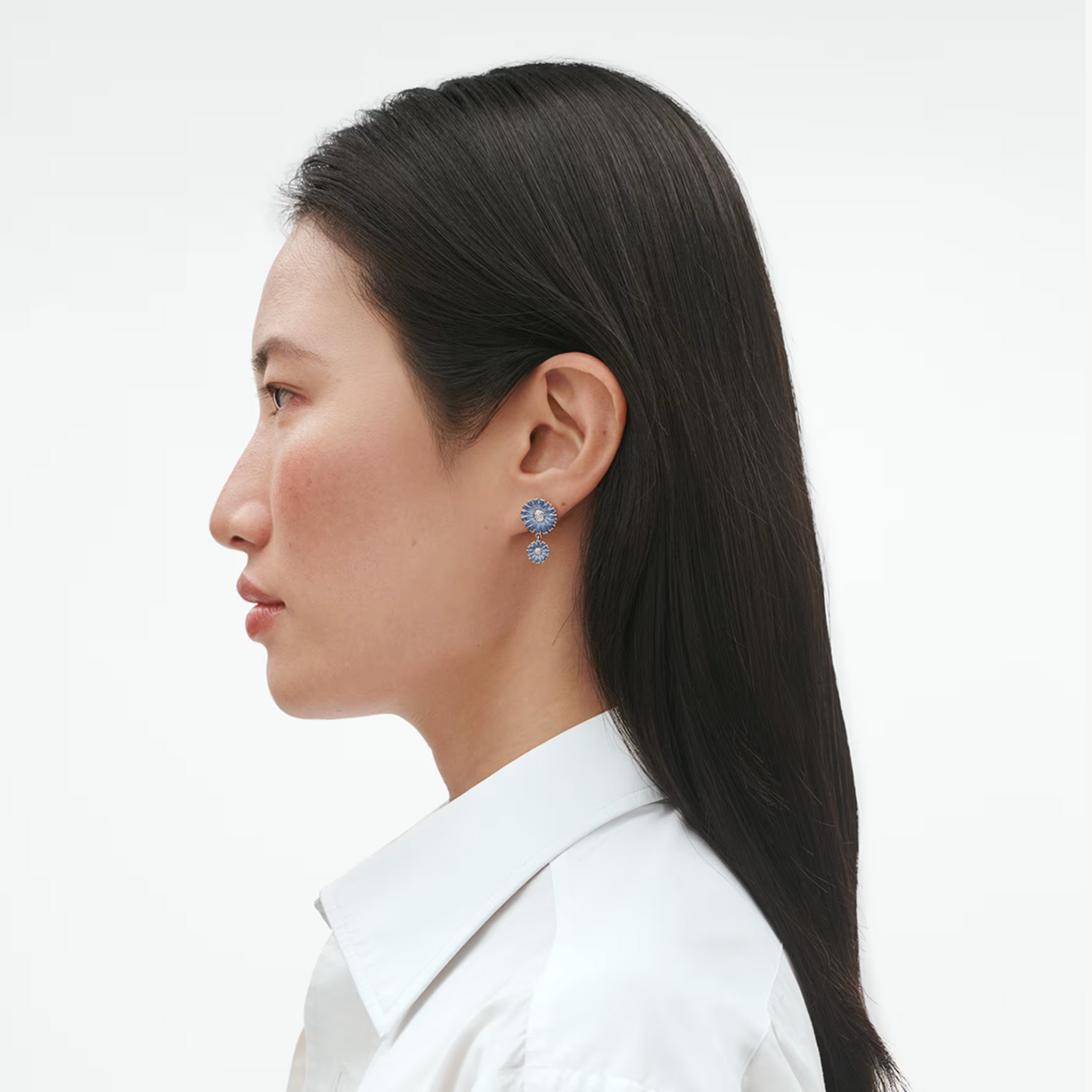 Georg Jensen Daisy blå ørepynt