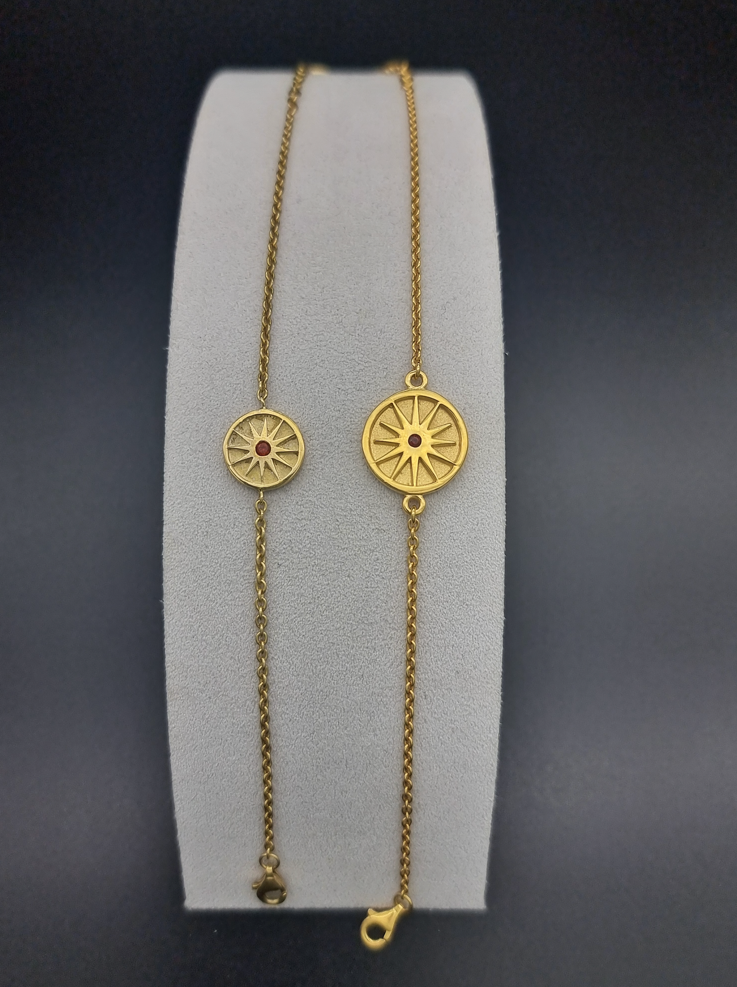 Mjellesmykket: Armbånd, stort forgylt