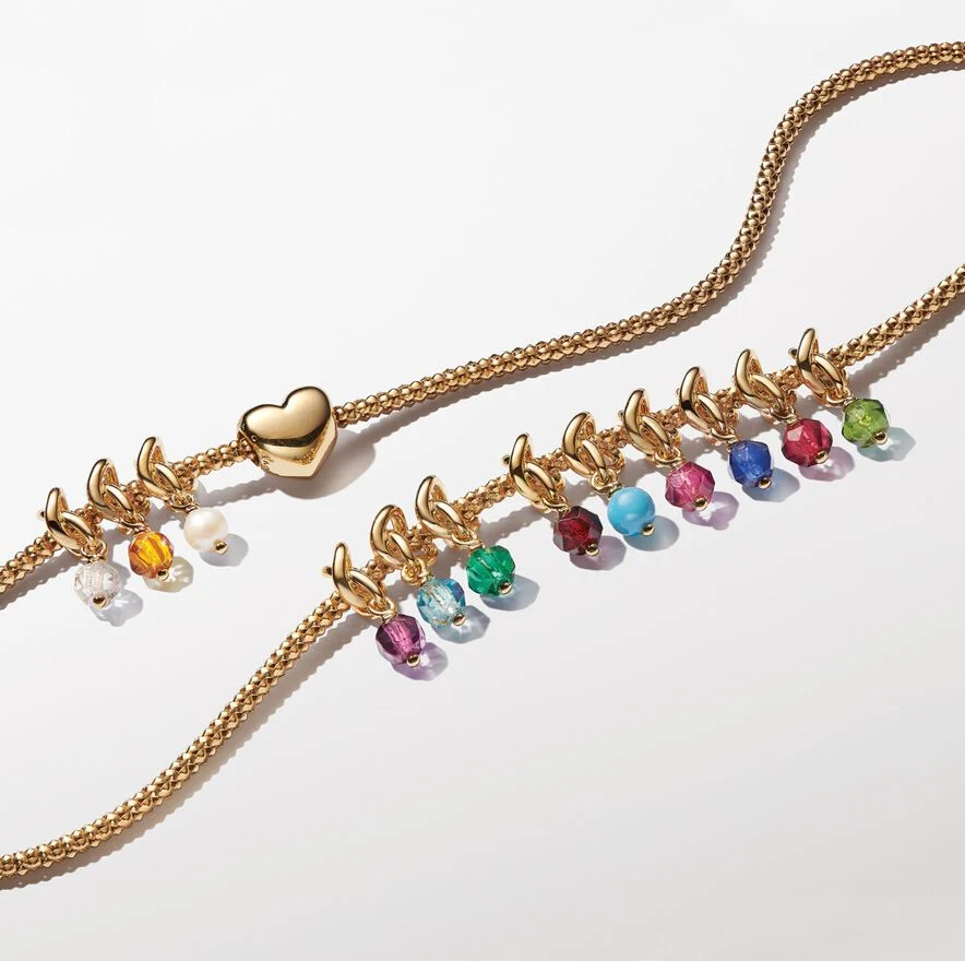 Pandora evighetssirkel hengende charm, lilla