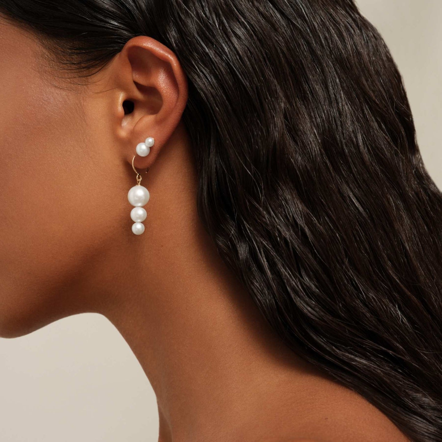 Julie Sandlau "Edna" ørepynt i gull