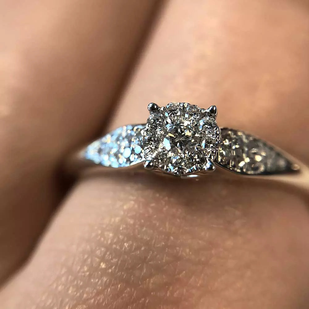 Diamantring "Vivianne" 0.15ct TW SI
