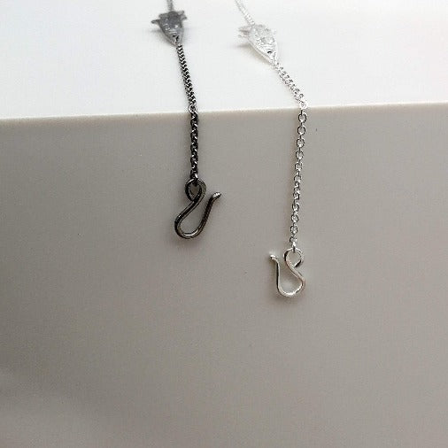 Bodøfisken: Laks-armbånd oksidert sølv