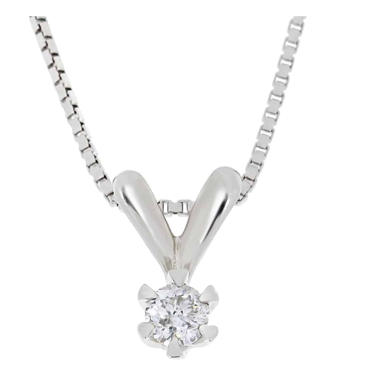 Enstenssmykke "Victoria" 0.25CT TW SI