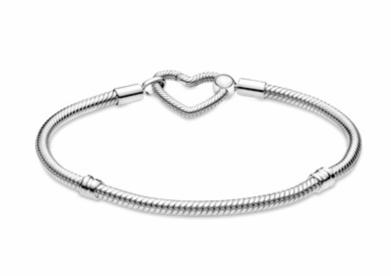 Pandora Moments "hjertelås" armbånd