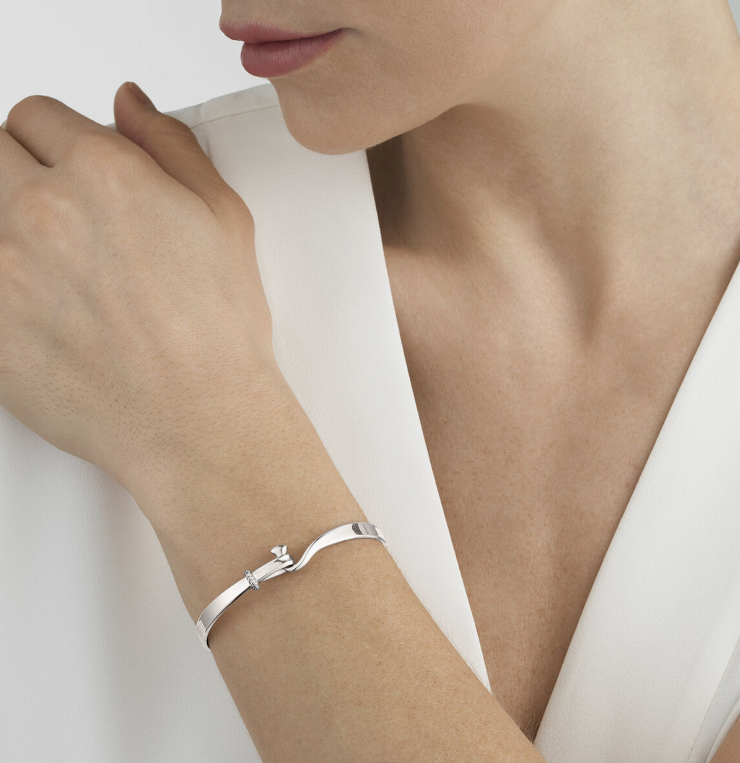 Georg Jensen Torun armring med diamanter