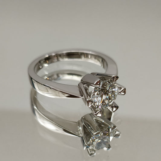 Eksklusiv! Enstens Diamantring 1.30ct W VS2