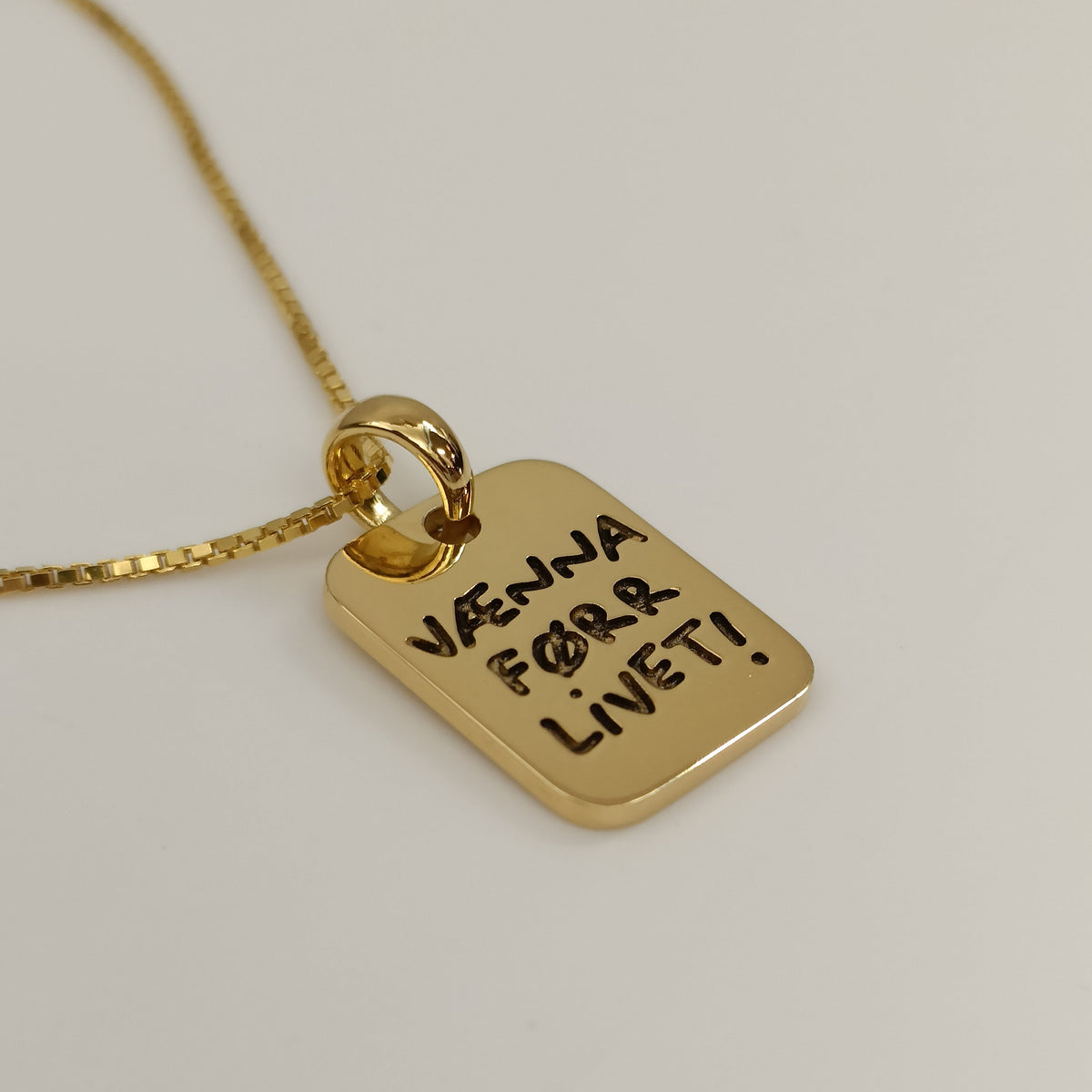 Vænna for livet: Anheng med kjede