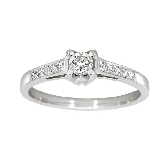 Diamantring 0.30ct TW SI