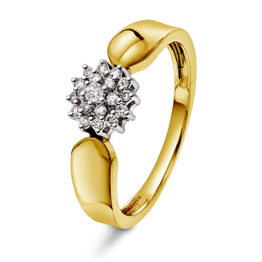 Diamantring "Rosett" 0.15ct TW SI