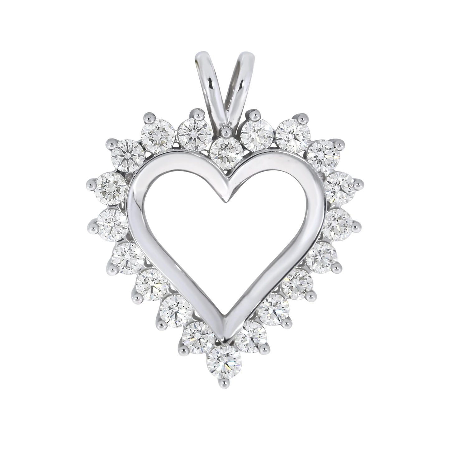 Diamantanheng "Hjerte" 0.25ct TW SI