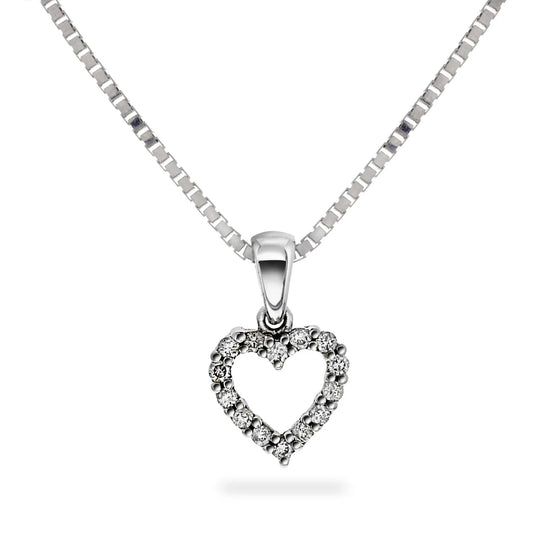 Diamanthjerte 0.15ct TW SI