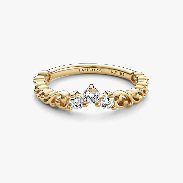 Pandora Kongelig virvel tiara ring