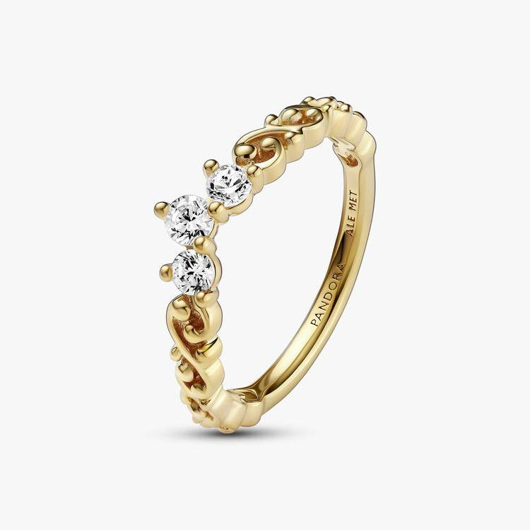 Pandora Kongelig virvel tiara ring
