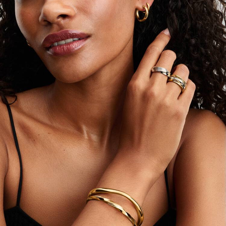 Pandora Vridd åpen bangle