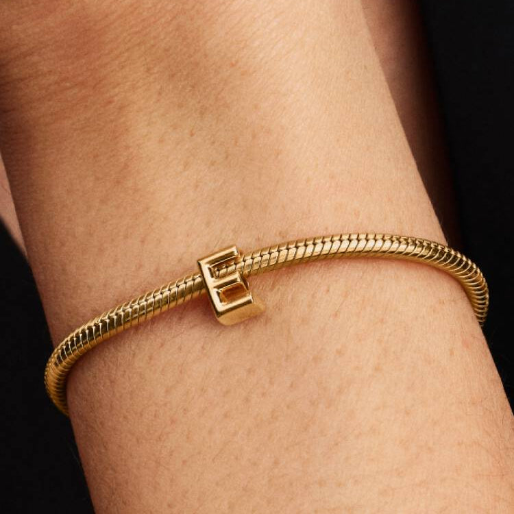 Pandora Bokstaven "E" minicharm