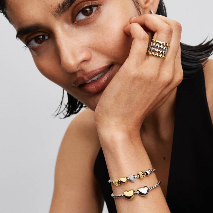 Pandora Strukturert Yin og Yang minicharm