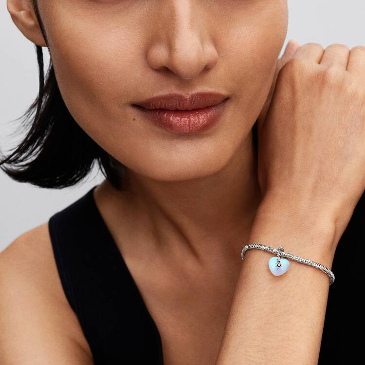 Pandora Stjerneskudd og hjerte charm