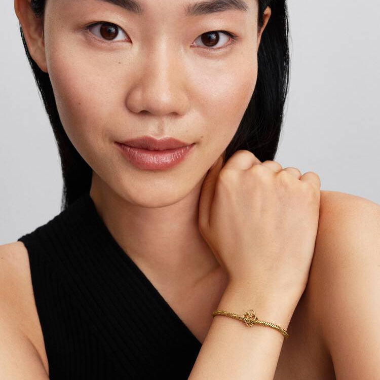 Pandora Openwork hjerte hengelås charm