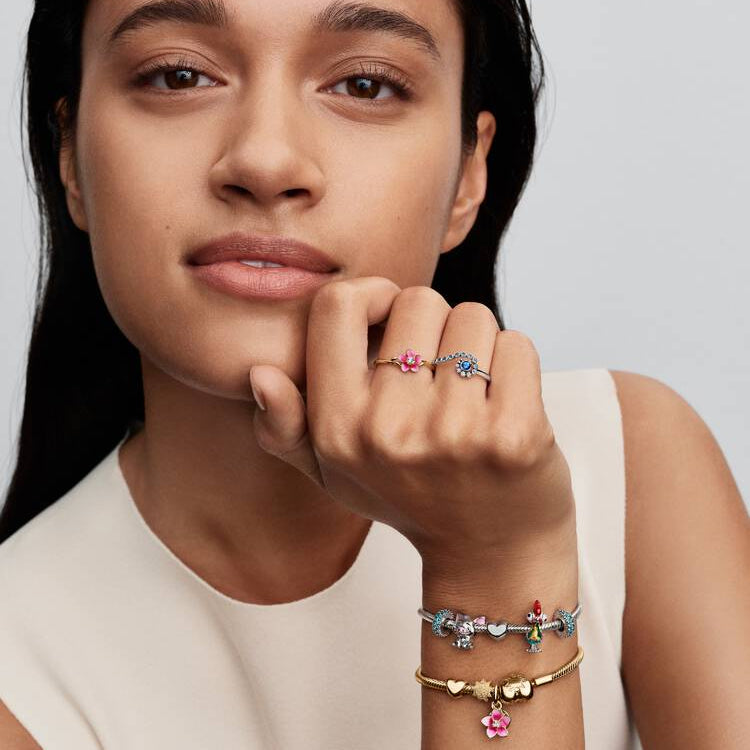 Pandora Disney Vaiana blomster ring