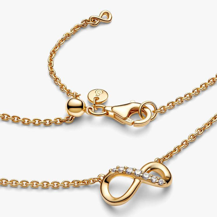 Pandora Funklende evighet collierhalskjede