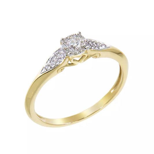 Diamantring "Vivianne" 0.15ct TW SI