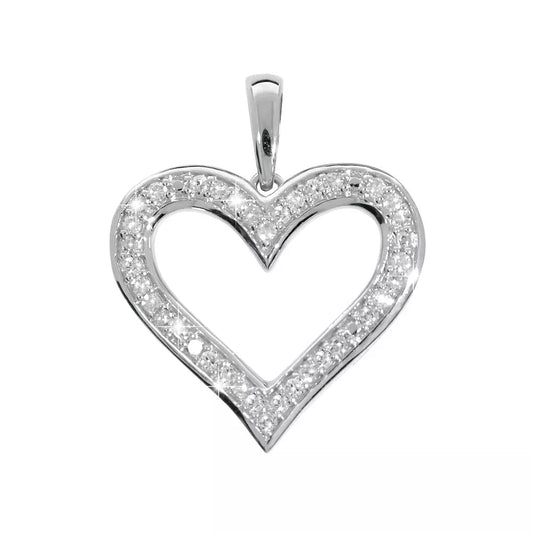 Diamanthjerte "Cupid" 0.10ct TW SI