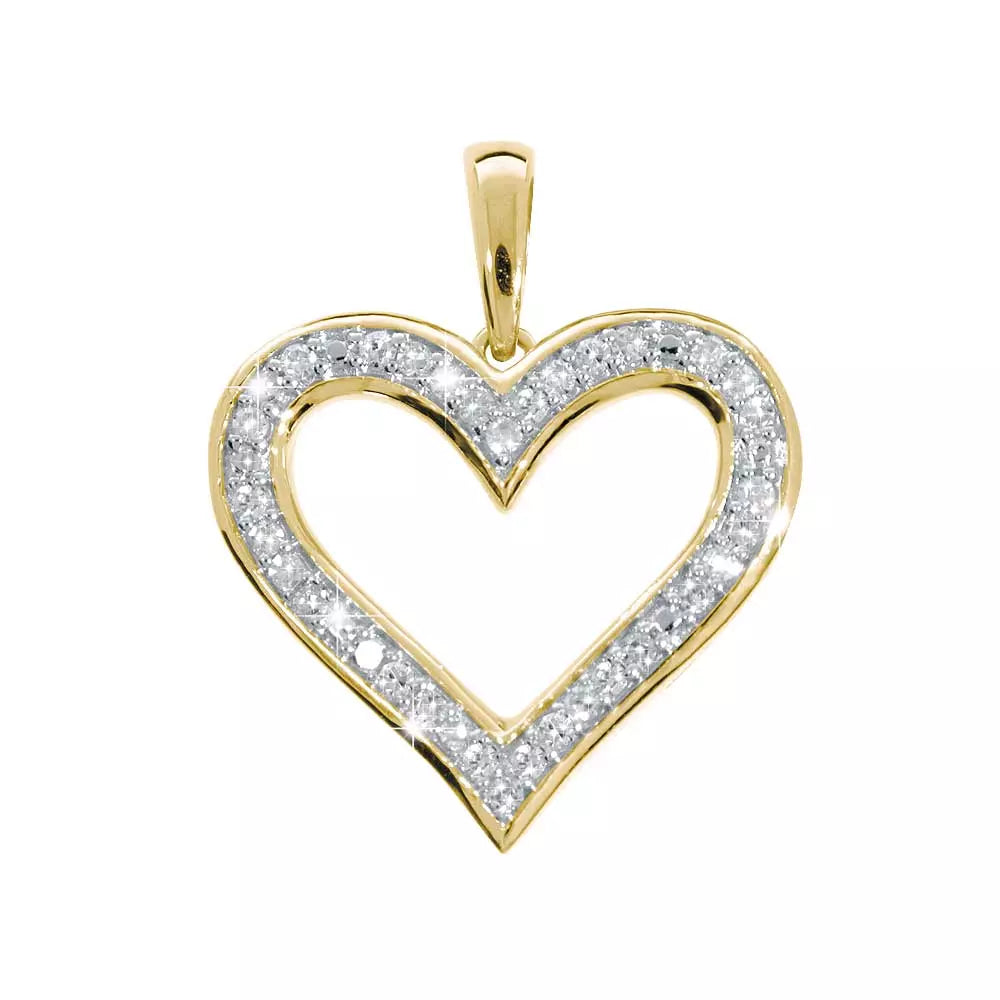 Diamanthjerte "Cupid" 0.10ct TW SI