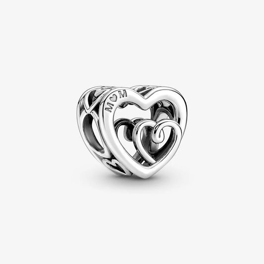 Pandora Sammenflettede hjerter charm