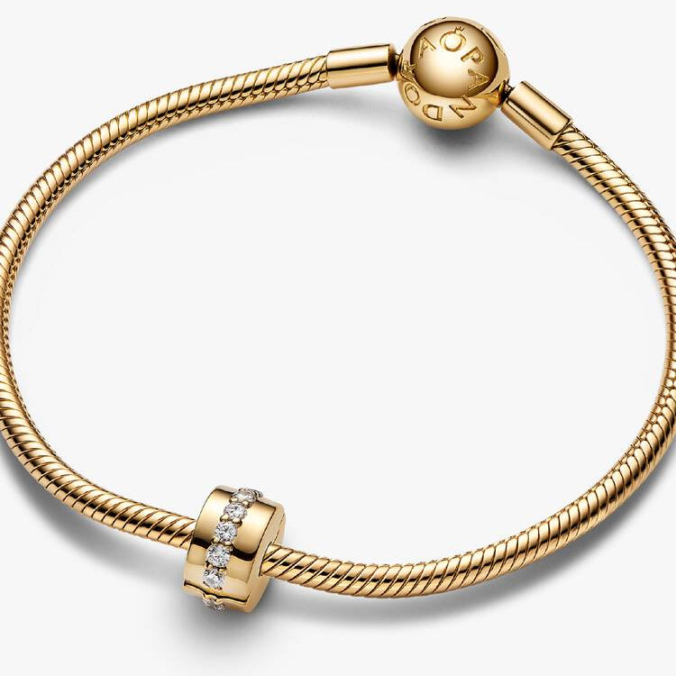 Pandora Funklende rad klemmecharm, klar