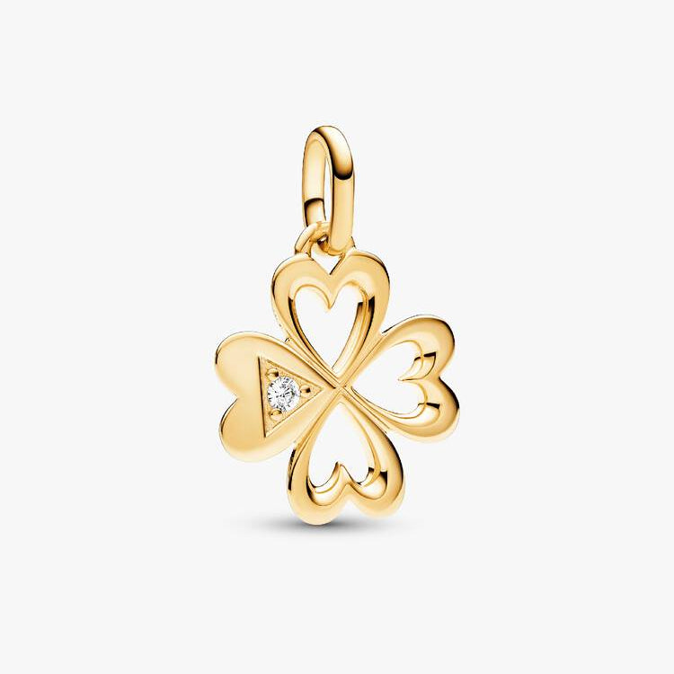 Pandora ME Hjerte firkløver flat charm