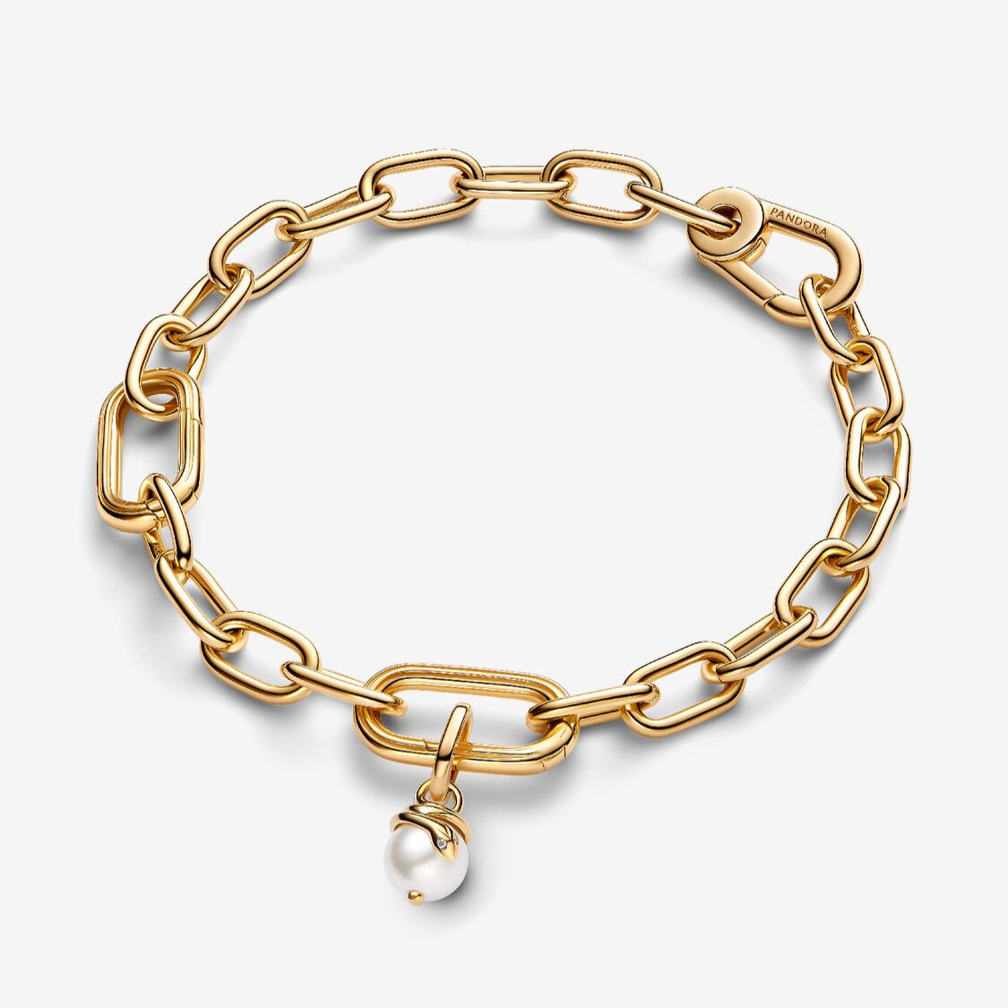 Pandora ME Perlemorskimrende slange charm