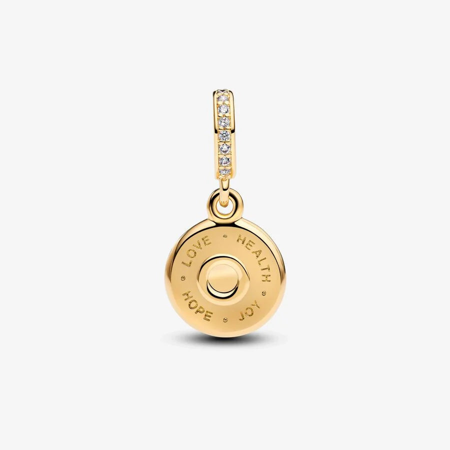 Pandora fødselsdagskake charm