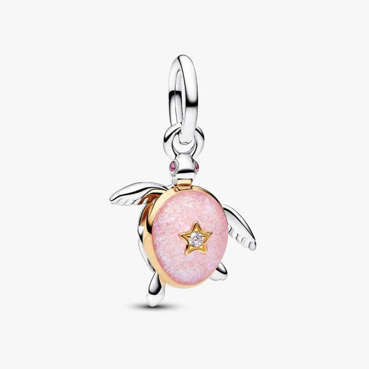 Pandora Rosa havskilpadde charm