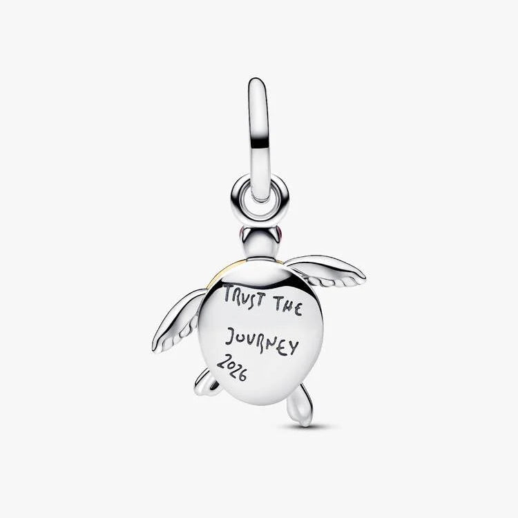 Pandora Rosa havskilpadde charm