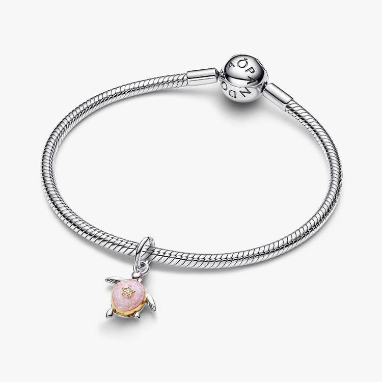 Pandora Rosa havskilpadde charm