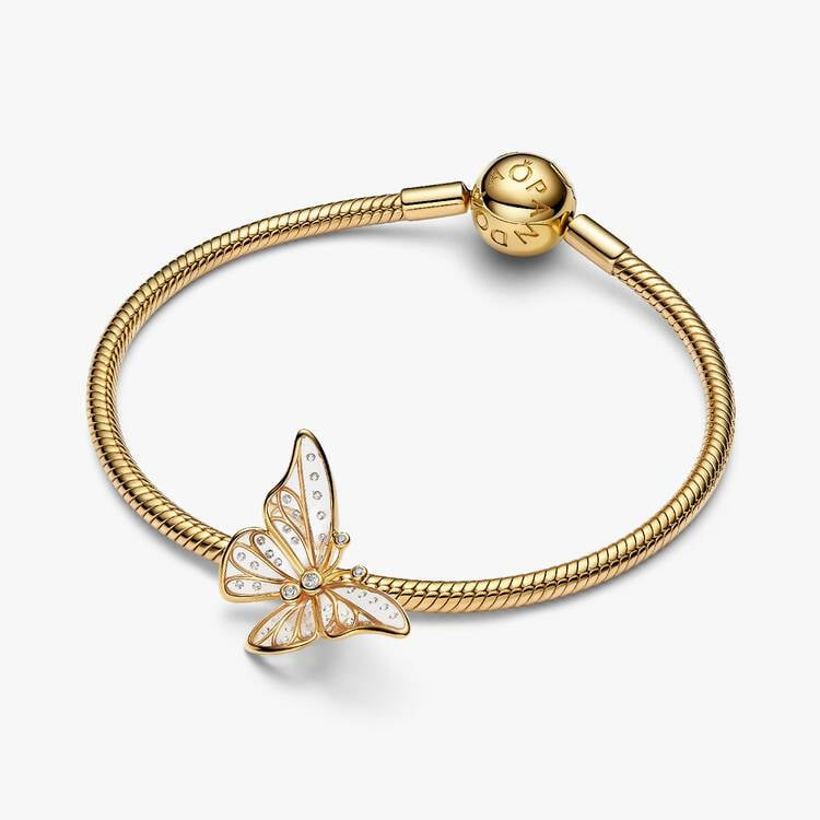 Pandora Overdimensjonert sommerfugl charm