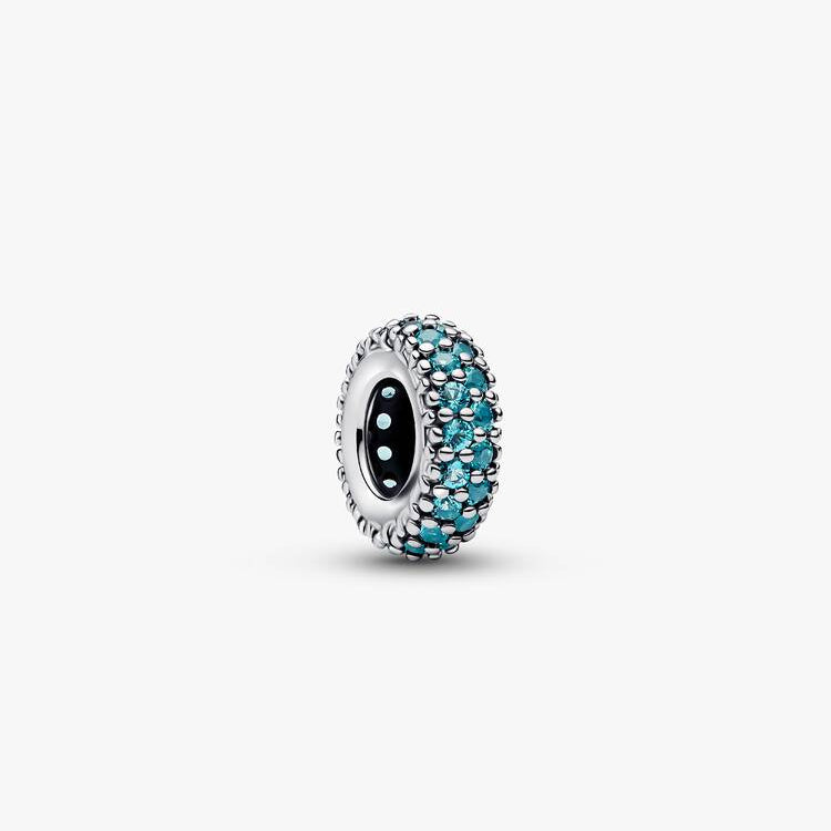 Pandora Mellomledd charm, isblå