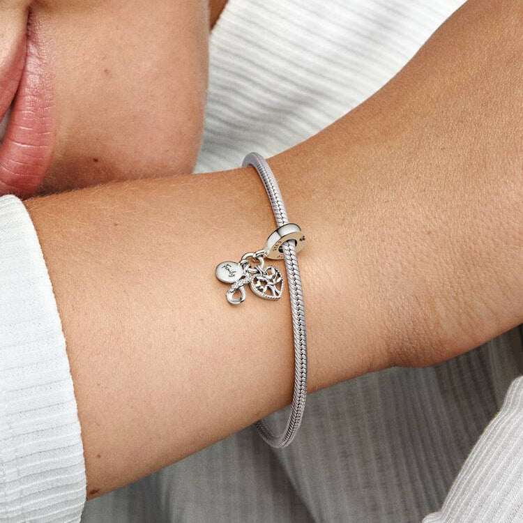 Pandora Familie for alltid trippel charm